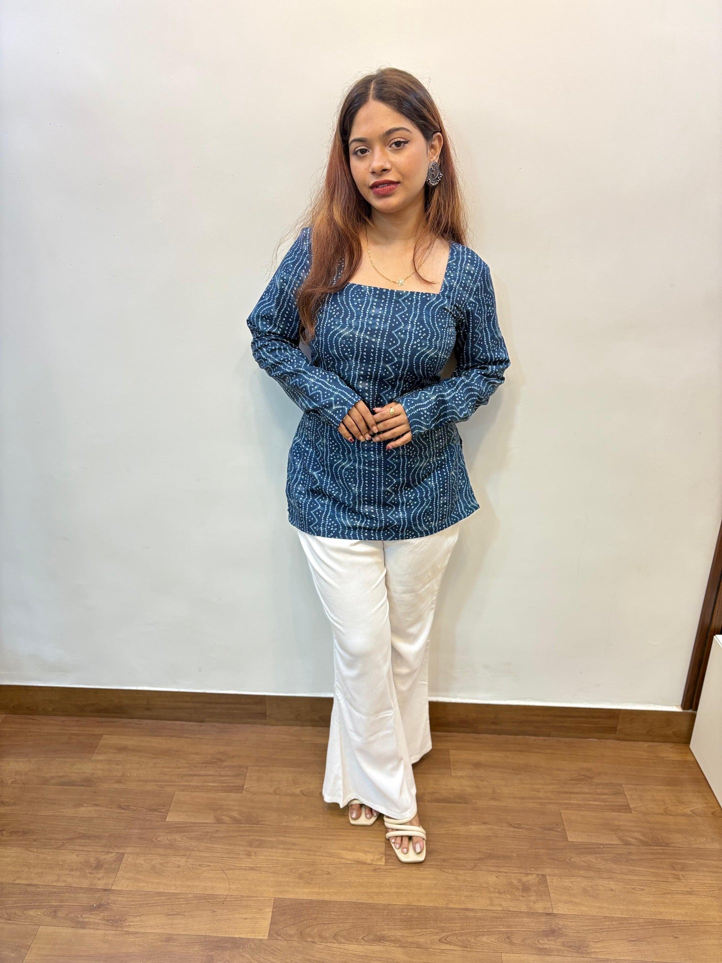 Saiyaara Blue Kurti