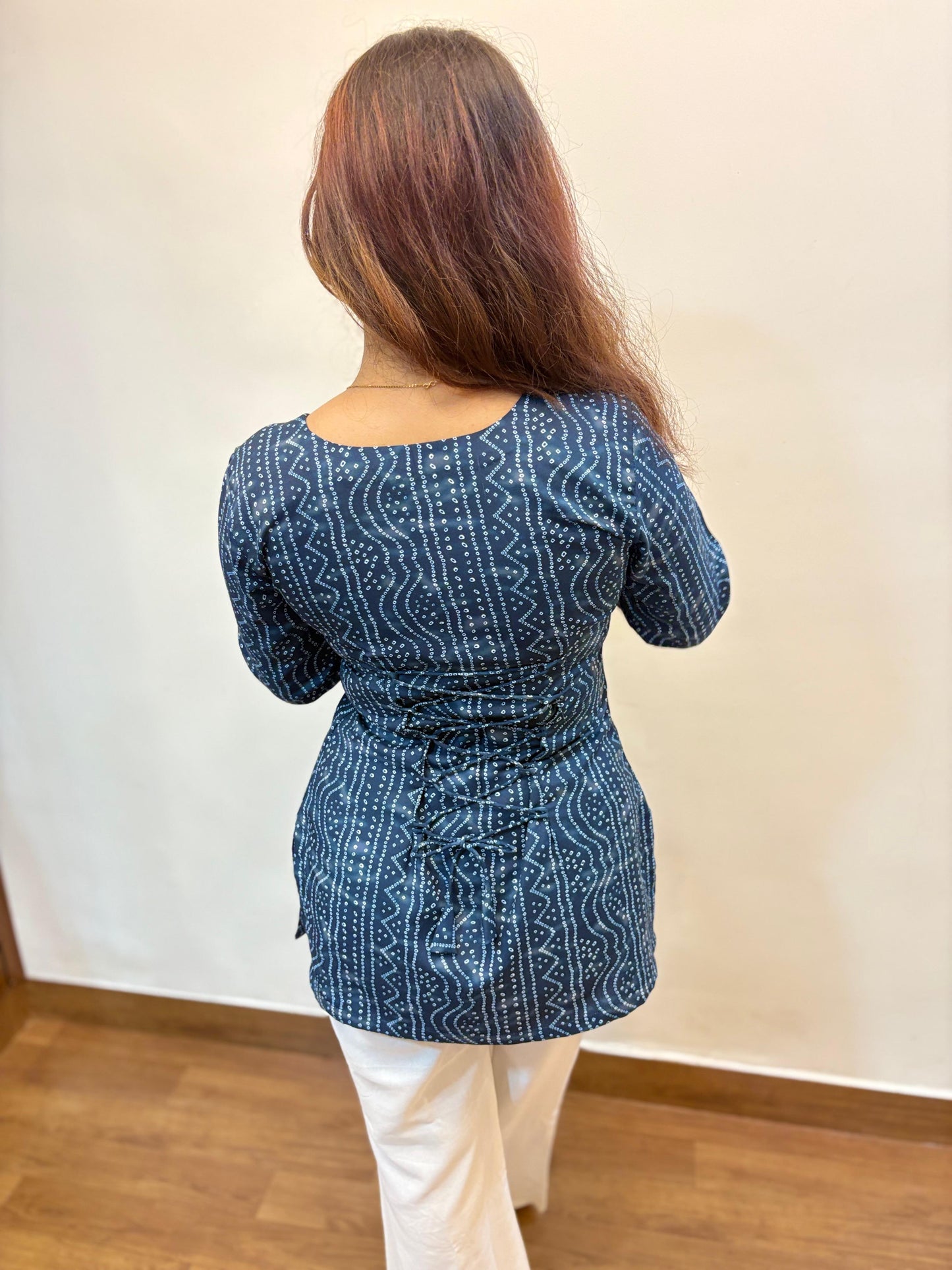 Saiyaara Blue Kurti